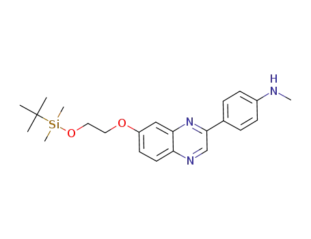 4-(7-(2-((tert-butyldimethylsilyl)oxy)ethoxy)quinoxalin-2-yl)-N-methylaniline