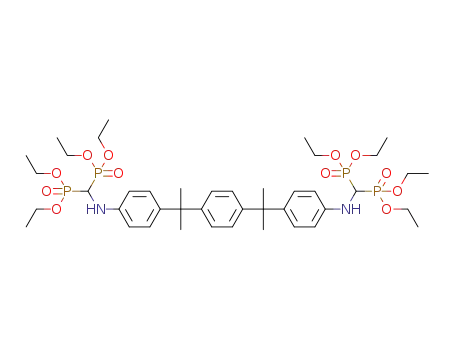 octaethyl 1,4-phenylenediisopropylidene-4,4'-diphenylbis[aminomethylidene(bisphosphonate)]