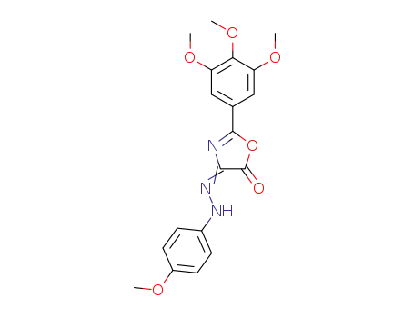 4-[(4-methoxyphenyl)hydrazono]-2-(3,4,5-trimethoxyphenyl)-4H-oxazol-5-one