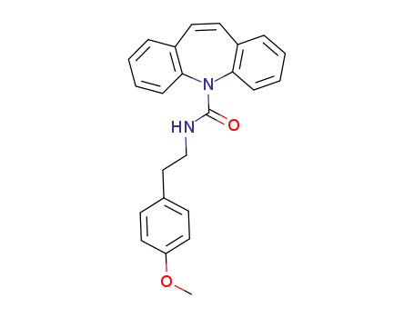 Molecular Structure of 1548174-78-2 (N-(2-(p-methoxyphenyl)ethyl)-5H-dibenz[b,f]azepine-5-carboxamide)