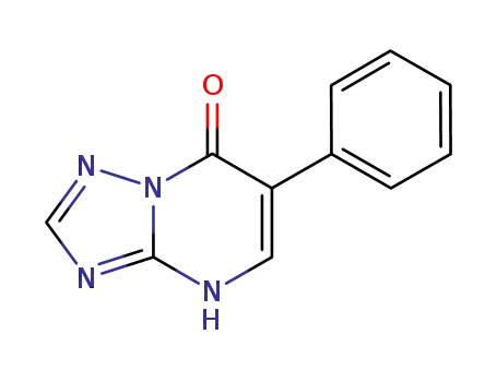 Molecular Structure of 1225549-78-9 (6-phenyl-1,2,4-triazolo[1,5-a]pyrimidin-7-one)