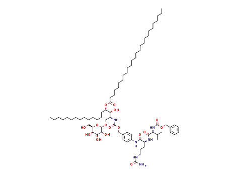 (2S,3S,4R)-1-O-(α-D-galactopyranosyl)-4-O-(hexacosanoyl)-2-(((N-Cbz-Val-Cit-4-aminobenzyloxy)carbonyl)amino)octadecane-1,3,4-triol