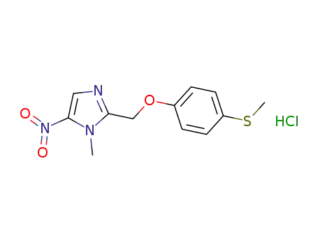 1-methyl-2-(4-methylmercaptophenyloxymethyl)-5-nitroimidazole hydrochloride
