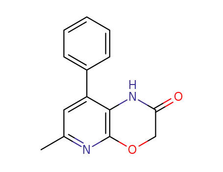 Molecular Structure of 1607833-80-6 (6-methyl-8-phenyl-1H-pyrido[2,3-b][1,4]oxazin-2(3H)-one)