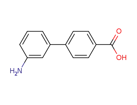 Molecular Structure of 124221-69-8 (3'-AMINO-BIPHENYL-4-CARBOXYLIC ACID)