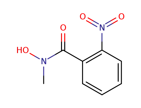 Molecular Structure of 63977-18-4 (Benzamide, N-hydroxy-N-methyl-2-nitro-)