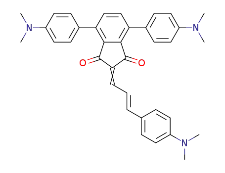 2-{(2E)-3-[4-(N,N-dimethylamino)phenyl]prop-2-en-1-ylidene}-4,7-bis[4-(N,N-dimethylamino)phenyl]indan-1,3-dione