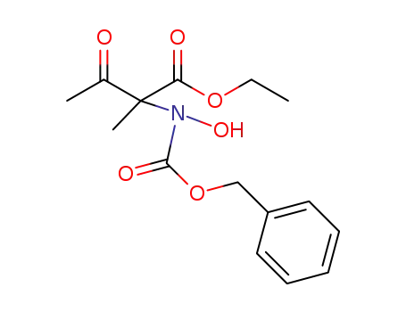 ethyl 2-(((benzyloxy)carbonyl)(hydroxy)amino)-2-methyl-3-oxobutanoate
