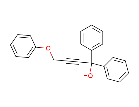 1,1-diphenyl-4-phenoxybut-2-yn-1-ol