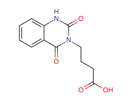 Molecular Structure of 115948-87-3 (4-(2,4-dioxo-1,4-dihydroquinazolin-3(2H)-yl)butanoic acid)