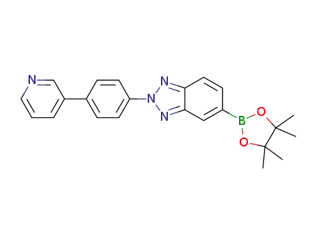 2-{4-(pyridin-3-yl)phenyl}-5-(4,4,5,5-tetramethyl-[1,3,2]dioxaboran-2-yl)-2H-benzotriazole