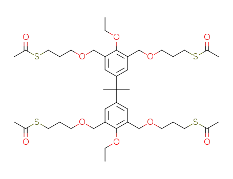 C<sub>43</sub>H<sub>64</sub>O<sub>10</sub>S<sub>4</sub>