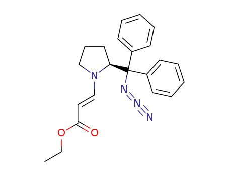 (E)-(S)-ethyl 3-(2-(azidodiphenylmethyl)pyrrolidin-1-yl)acrylate