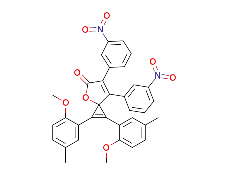 1,2-bis(2-methoxy-5-methylphenyl)-6,7-bis(3-nitrophenyl)-4-oxaspiro[2.4]hepta-1,6-dien-5-one