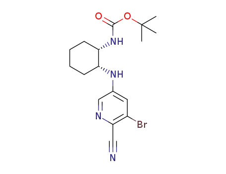 tert-butyl {(1S,2R)-2-[(5-bromo-6-cyanopyridin-3-yl)amino]cyclohexyl}carbamate