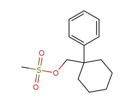 methanesulfonic acid 1-phenylcyclohexylmethyl ester