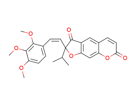 (Z)-2-isopropyl-2-(2,3,4-trimethoxystyryl)-2H-furo[3,2-g]chromene-3,7-dione
