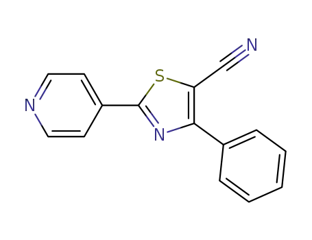 4-phenyl-2-(pyridin-4-yl)thiazole-5-carbonitrile