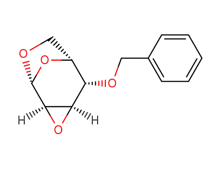 Molecular Structure of 82742-16-3 (.beta.-D-Gulopyranose, 1,6:2,3-dianhydro-4-O-(phenylmethyl)-)