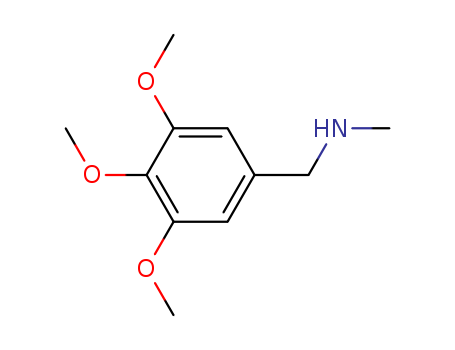 N-METHYL-1-(3,4,5-TRIMETHOXYPHENYL)METHANAMINE  CAS NO.58780-82-8