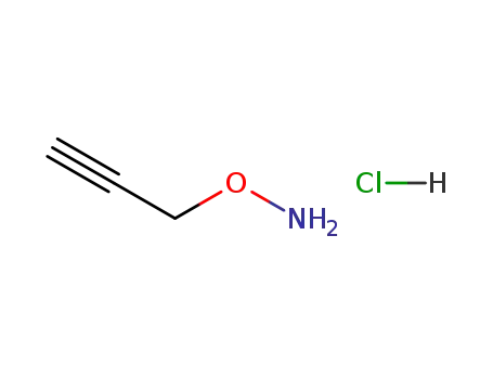 Molecular Structure of 21663-79-6 (O-2-Propynylhydroxylamine hydrochloride)