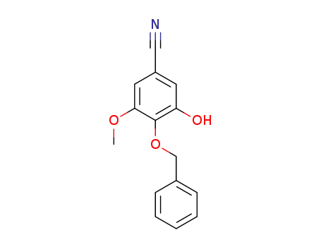4-(benzyloxy)-3-hydroxy-5-methoxybenzonitrile