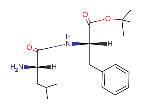 Molecular Structure of 61465-69-8 (L-Phenylalanine, N-L-leucyl-, 1,1-dimethylethyl ester)