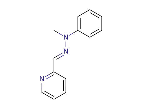 2-Pyridinecarboxaldehyde, methylphenylhydrazone