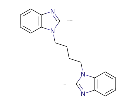 Molecular Structure of 1059536-93-4 (1,1′-(1,4-butanediyl)bis(2-methylbenzimidazole))