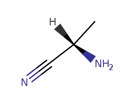 Molecular Structure of 95596-57-9 (Propanenitrile, 2-amino-, (S)-)