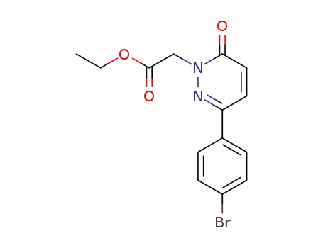 6-(4-bromophenyl)-2-ethoxycarbonylmethyl-3(2H)-2,3-dihydropyridazin-3-one