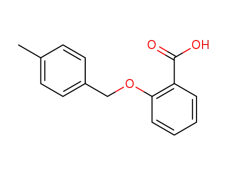 Molecular Structure of 52803-45-9 (2-[(4-methylbenzyl)oxy]benzoic acid)