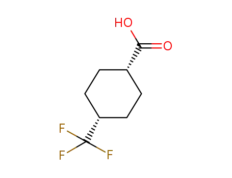 Molecular Structure of 1202578-27-5 (cis-4-(Trifluoromethyl)cyclohexanecarboxylic acid)