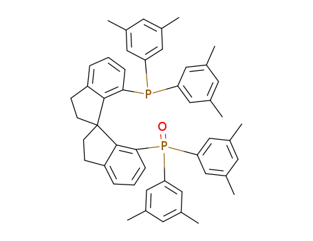 Molecular Structure of 1462321-89-6 ((R)-7-bis(3,5-dimethylphenyl)phosphino-7'-bis(m-xylyl)phosphinyl-1,1'-spirobiindane)