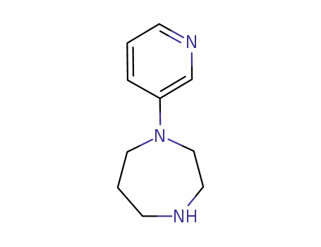 Molecular Structure of 223796-20-1 (1-Pyridin-3-yl-1,4-diazepane)