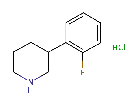 3- (2- 플루오로 페닐) 피 페리 딘 하이드로 클로라이드