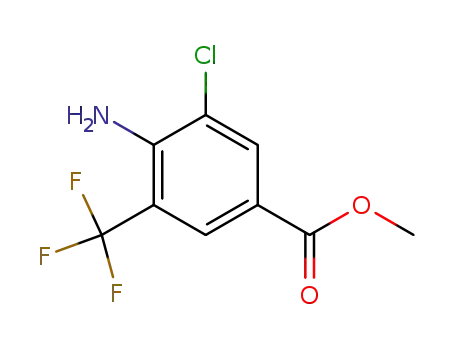 4-amino-3-chloro-5-trifluoromethyl-benzoic acid methyl ester