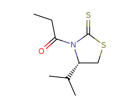 2-Thiazolidinethione,4-(1-methylethyl)-3-(1-oxopropyl)-, (4S)-