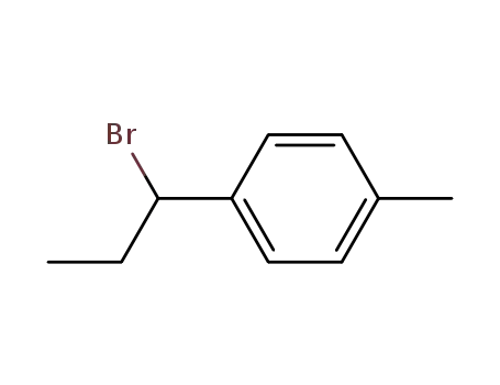 Molecular Structure of 2114-37-6 (Benzene, 1-(1-bromopropyl)-4-methyl-)