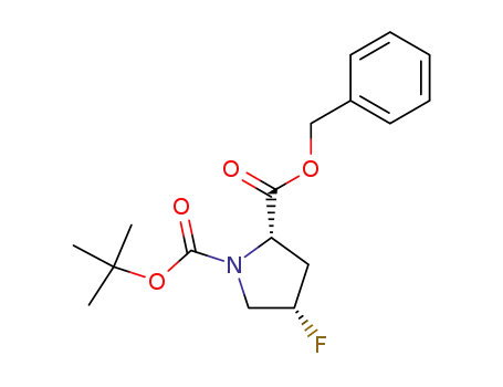 1,2-Pyrrolidinedicarboxylic acid, 4-fluoro-, 1-(1,1-dimethylethyl)
2-(phenylmethyl) ester, (2S,4S)-