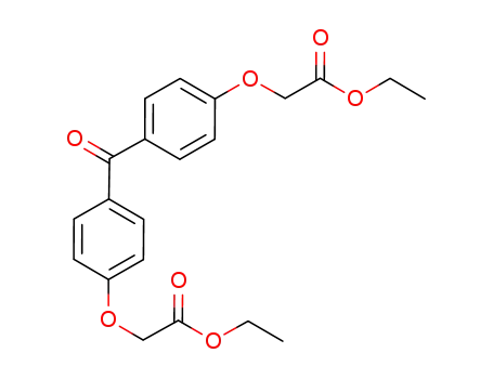 Molecular Structure of 1032106-36-7 (4,4’-bis(ethoxycarbonylmethoxy)benzophenone)