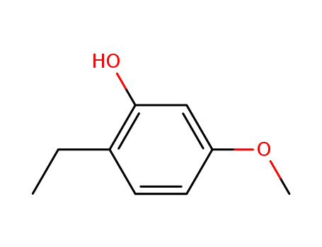 Molecular Structure of 19672-02-7 (2-ETHYL-5-METHOXYPHENOL)