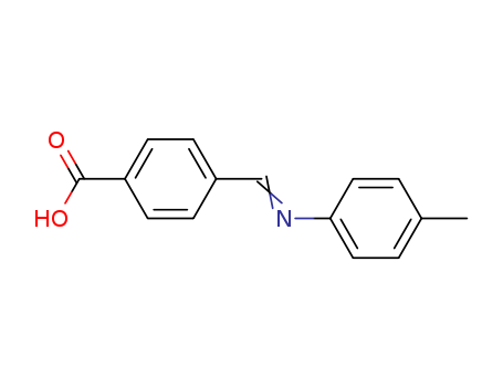 Benzoic acid, 4-[[(4-methylphenyl)imino]methyl]-