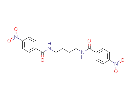Molecular Structure of 34062-77-6 (Benzamide, N,N'-1,4-butanediylbis[4-nitro-)