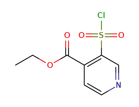 Molecular Structure of 306936-12-9 (ETHYL 3-(CHLOROSULFONYL)ISONICOTINATE)