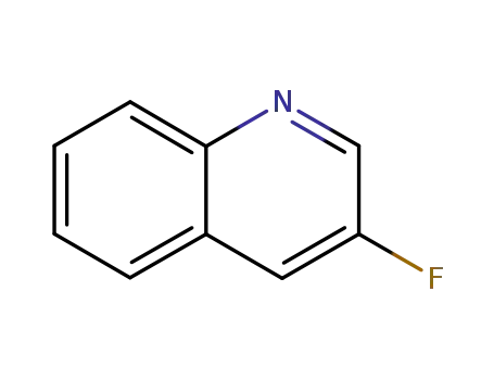 Molecular Structure of 396-31-6 (3-FLUOROQUINOLINE)