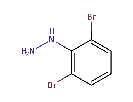 Molecular Structure of 14763-29-2 (1-(2,6-Dibromophenyl)hydrazine)