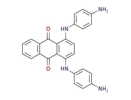 Molecular Structure of 2944-29-8 (1,4-bis((4-aminophenyl)amino)anthrancene-9,10-dione)