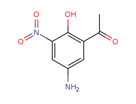 Molecular Structure of 108129-55-1 (5-amino-2-hydroxy-3-nitroacetophenone)