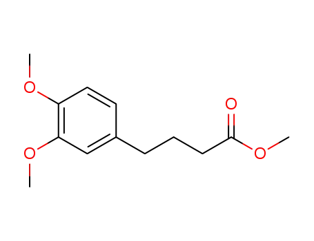 Molecular Structure of 51686-49-8 (methyl 4-(3,4-dimethoxyphenyl)butanoate)